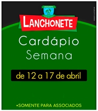 CONFIRA OS CARDÁPIOS DA LANCHONETE