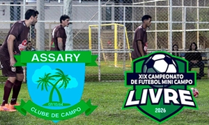 ABERTURA DO XIX CAMPEONATO DE FUTEBOL MINI CAMPO LIVRE 2026