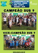 I - CAMPEONATO DE FUTEBOL MINI CAMPO MIRIM ASSARY 2019